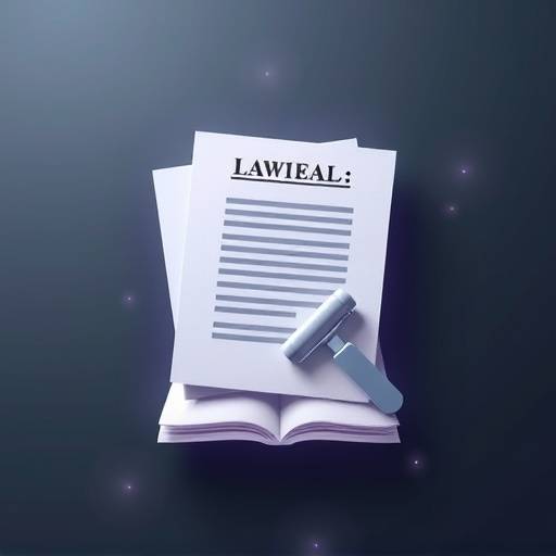 Legal documents icon